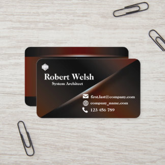 Gradient Coloring Cartão de visita Series 10