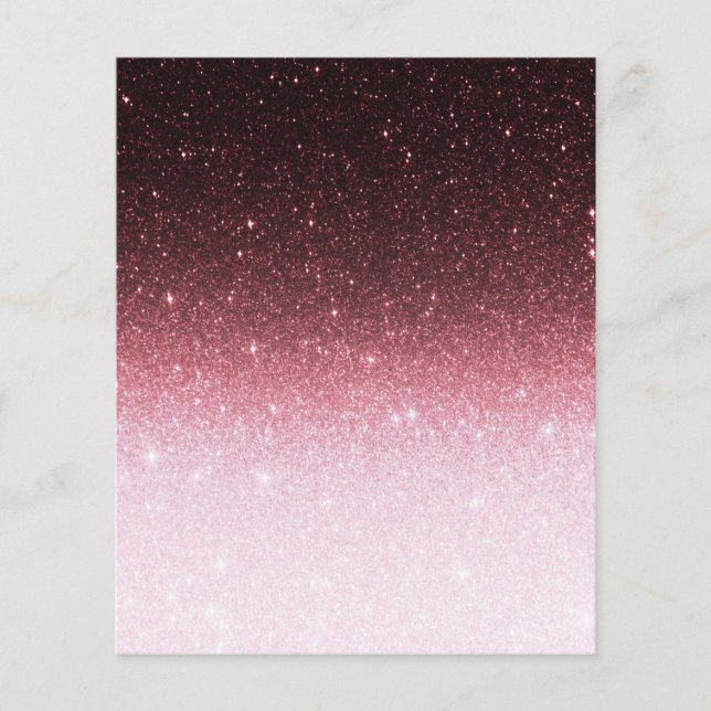 Gradiente brilhante dourado rosa (Frente)
