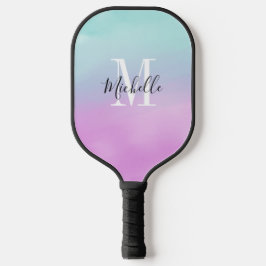 Gradiente de Azul Roxo Personalizado Nome e Inicia