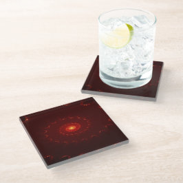 Gradiente de espiral vermelho fiery