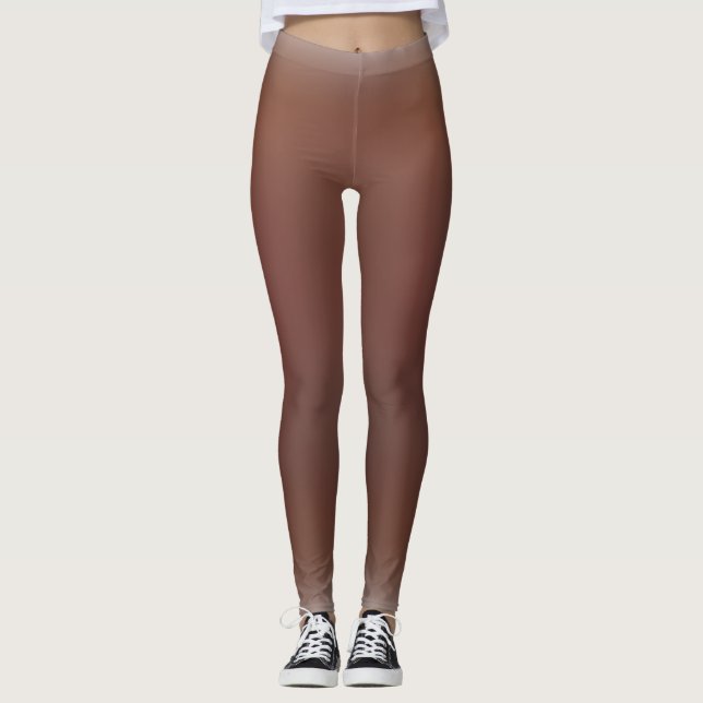 gradiente de forma livre em legging grande (Frente)