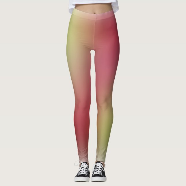 gradiente de forma livre em legging médio (Frente)