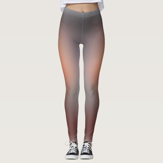 gradiente de forma livre em legging médio (Frente)