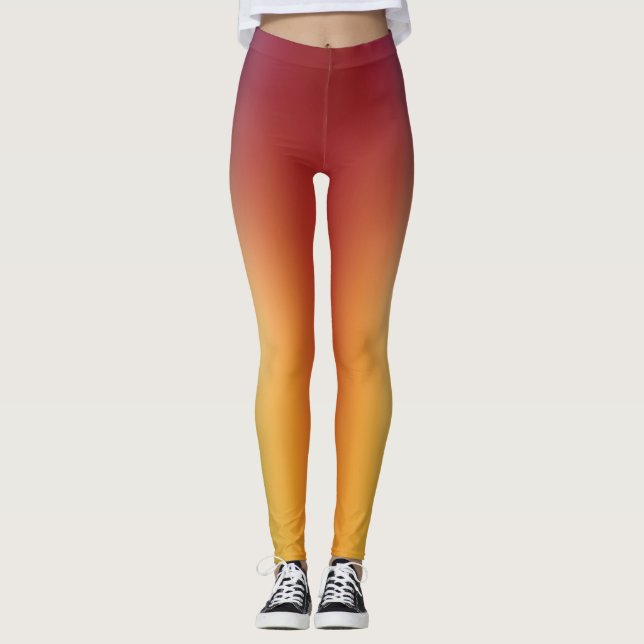 gradiente de forma livre em leggings extra pequena (Frente)