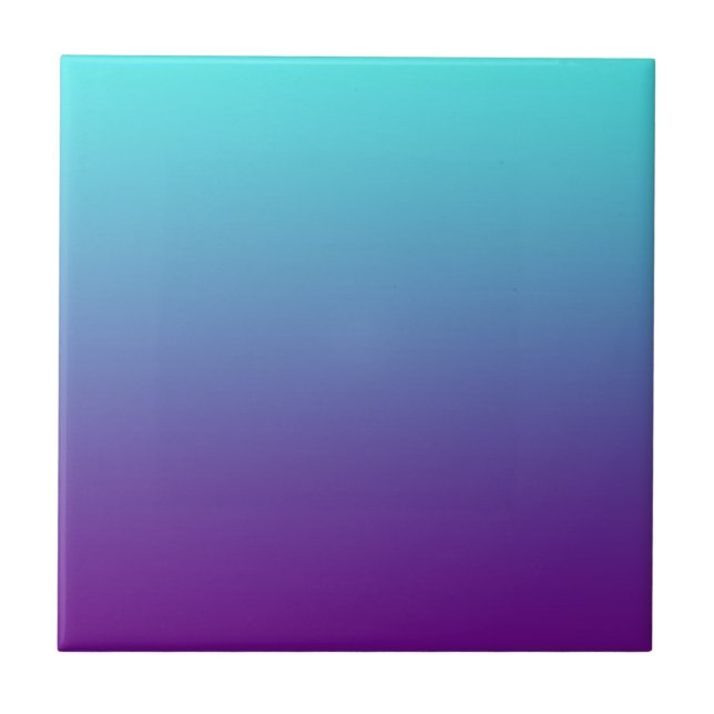 Gradiente de Fundo Simples Turquesa Azul Roxo (Frente)