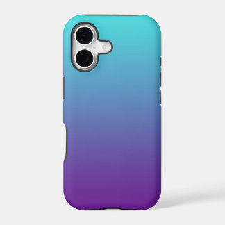 Gradiente de Fundo Simples Turquesa Azul Roxo