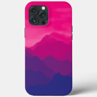 Gradiente de Montanha Rosa Roxo