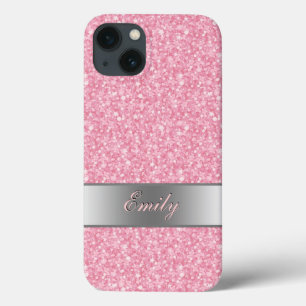Gradiente de Prata Rosa Brilhante Acentua Monogram