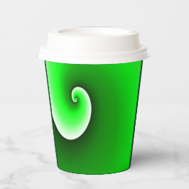 Gradiente Espiral Branco Verde