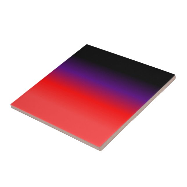 Gradiente Preto, Roxo e Vermelho (Lateral)