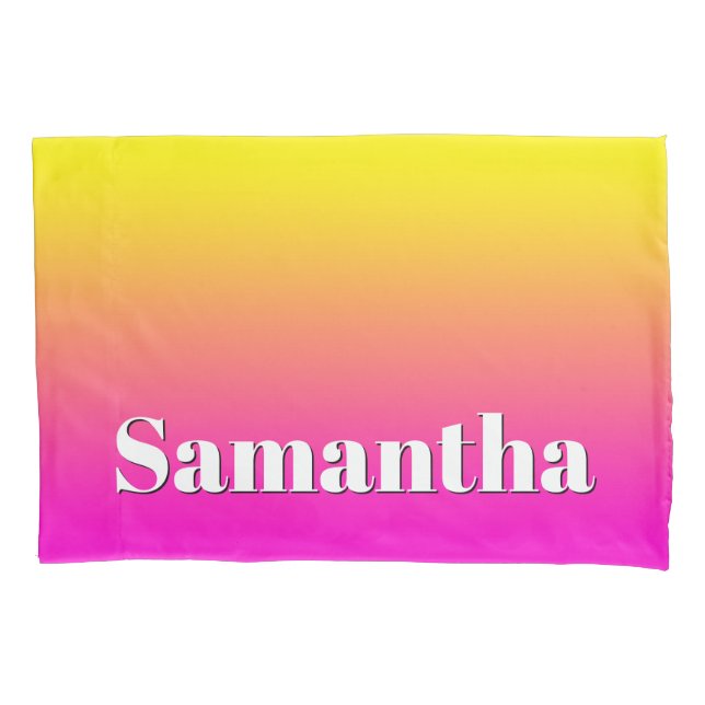 Gradiente Rosa Neon Amarelo Brilhante (Frente)