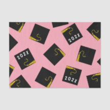 Graduação 2025 Papel de Tecido Rosa