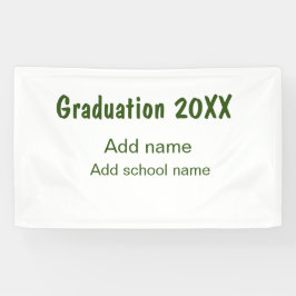 Graduação 20XX acrescentar nome de ano escola verd