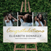 Graduação 3 Foto Dourada