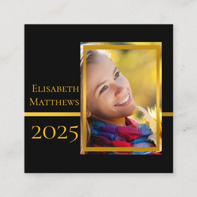 Graduação Ano Classe Inserir Nome | CARTÕES COM FO (Frente)