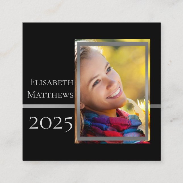 Graduação Ano Classe Inserir Nome | CARTÕES COM FO (Frente)