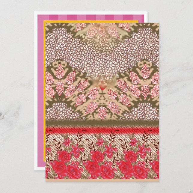 Graduação, Cartões de Anúncio de Aniversário e Fér (Frente/Verso)