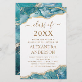 Graduação da Agate Orçamental 2023 Azul Dourado Te