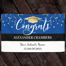 Graduação de Confetti Azul