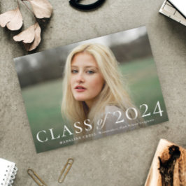 Graduação de Foto de Classe de Graduação Elegante