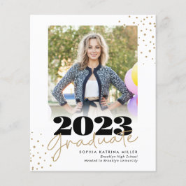 Graduação de Foto de Pontos Dourados de Classe de 