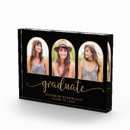 Graduação de Foto do Arch 3 Dourado Moderno