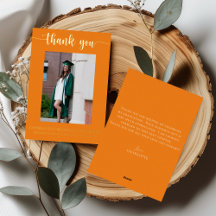 Graduação de Foto Dourada Laranja de Script Elegan