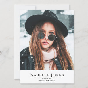 Graduação de Foto Minimalista Branca