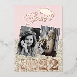 Graduação de Foto Rustic Dusty Pink 2