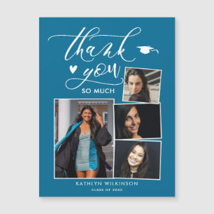 Graduação de Fotos Moderna Turquesa 4 Muito Obriga