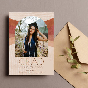 Graduação do Segundo grau Boho Arch Photo Girl