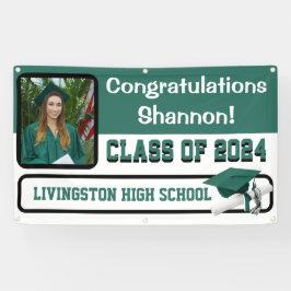 Graduação em Vinil Verde-Branco