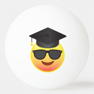 Graduação Feliz Emoji com Bola de Óculos Solares