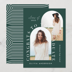 Graduação geométrica geométrica multicarca verde m