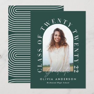 Graduação geométrica moderna de tipografia foto