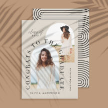 Graduação geométrica multiarco fotográfico moderna