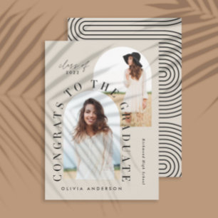 Graduação geométrica multiarco fotográfico moderna