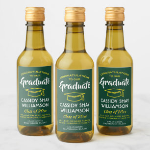 Graduação Gradua Mini Amarelo Verde Dourado Modern
