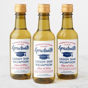 Graduação Gradua Mini Vermelho e Branco Moderno