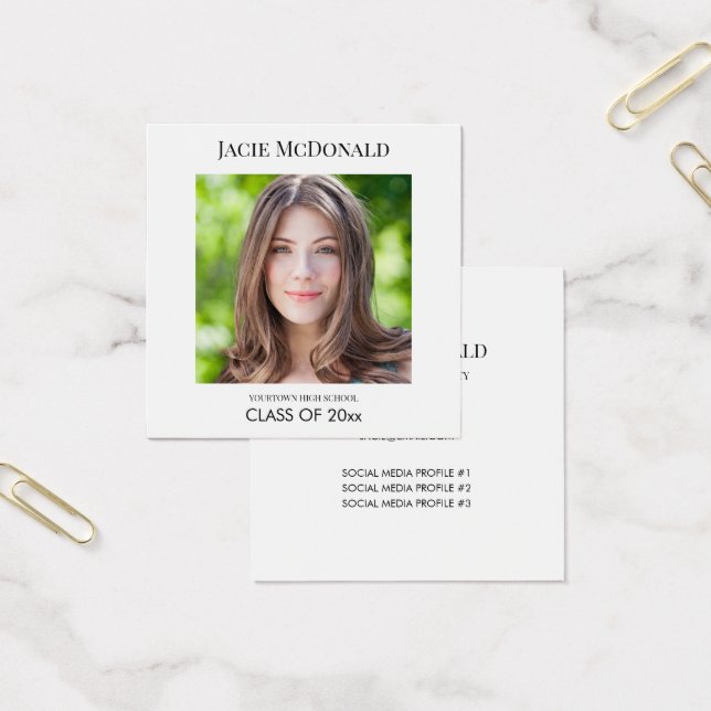 Graduação Inserir Perfil Branco de Foto (Escritótio)