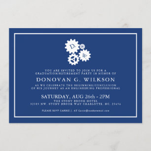 Graduação mínima de Engenheiro Convite para Mar