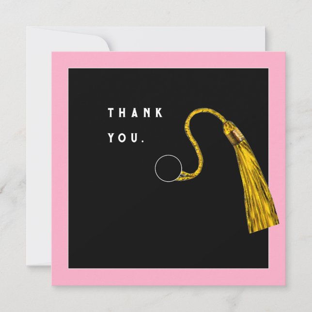 Graduação Obrigado Cartões (Frente)