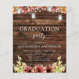 Graduação Orçamental 2023 Madeira Rústica Girassol