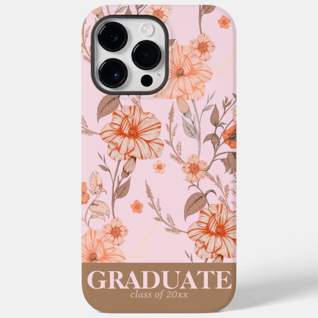 Graduação Personalizada Botânica Biológica Elegant (Verso)