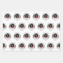 Graduação Personalizada Elegante Branco Preto