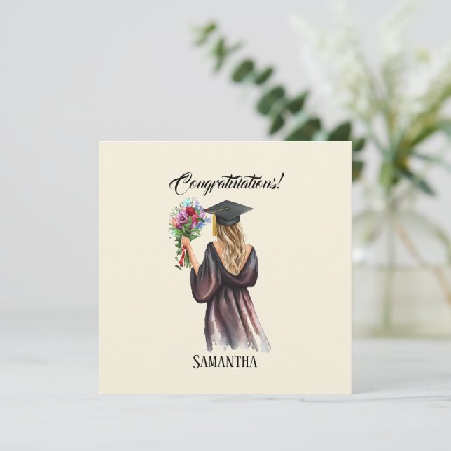 Graduação Personalizada por Aquarela (11) (Em pé/Frente)