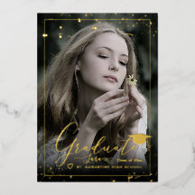 Graduação PixDezines Real De Caligrafia Dourada