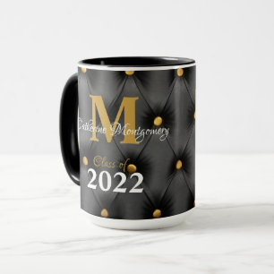 Graduação: preto tradicional e caneca tufada Dou