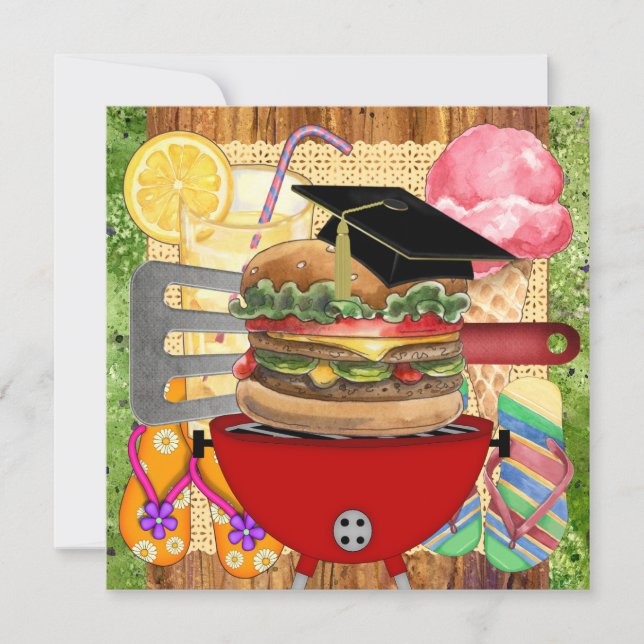 Graduação Revisada ou Qualquer Convite para CHURRA (Frente)