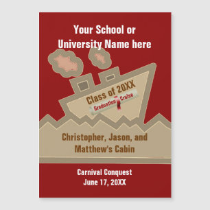 Graduação - Sinal de Porta Personalizada de Cabina